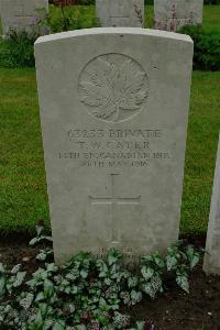 Etaples Military Cemetery - Cater, T W